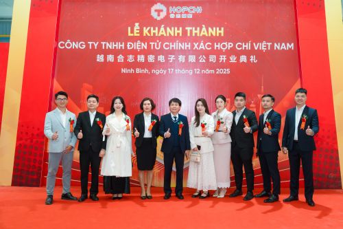 TOKEN E&C ATTENDS THE INAUGURATION CEREMONY OF HOP CHI VIETNAM PRECISION ELECTRONICS FACTORY IN NINH BINH