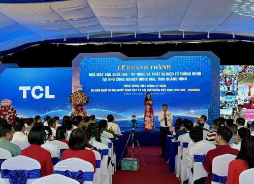 INAUGURATION OF THE SMART ELECTRONICS, SPEAKER AND HEADPHONE MANUFACTURING PLANT IN QUANG NINH